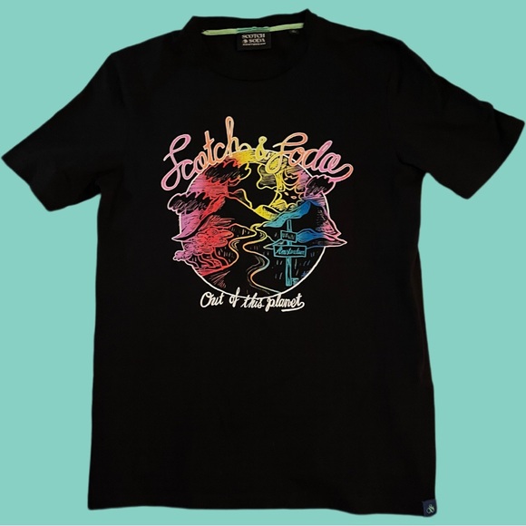 Scotch & Soda NWOT Out of This Planet Graphic T-shirt M - Picture 1 of 5